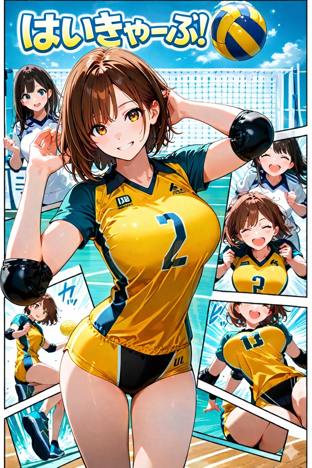 はいきゅーぶ！【漫画風】