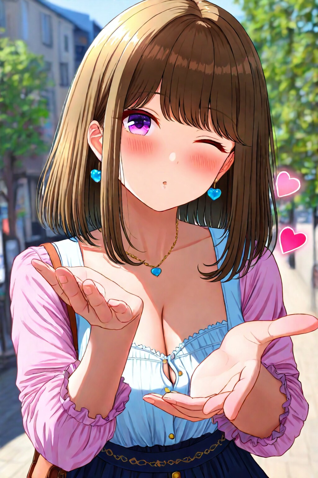 投げキスたくさん！