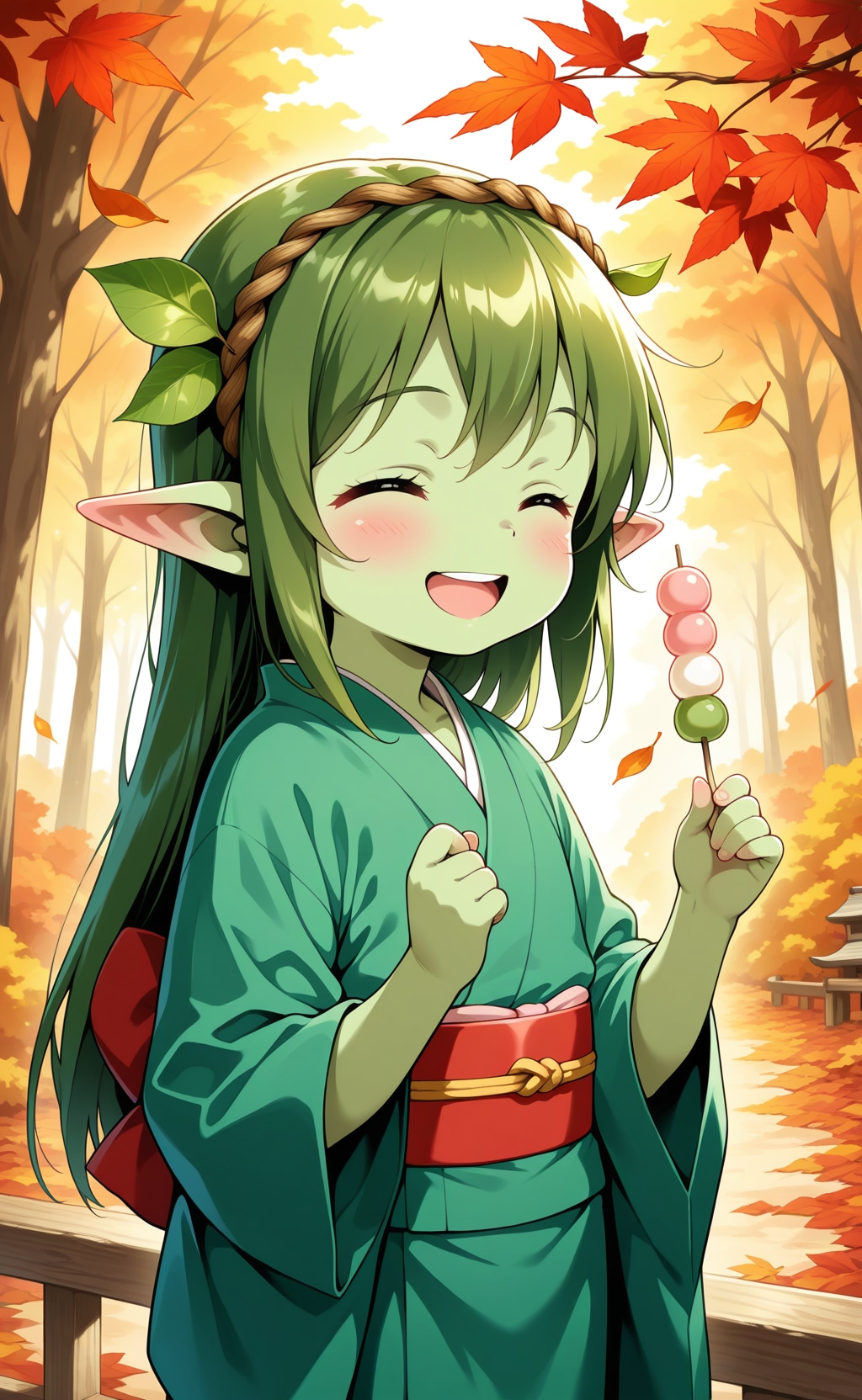 秋を楽しむロリアードちゃん