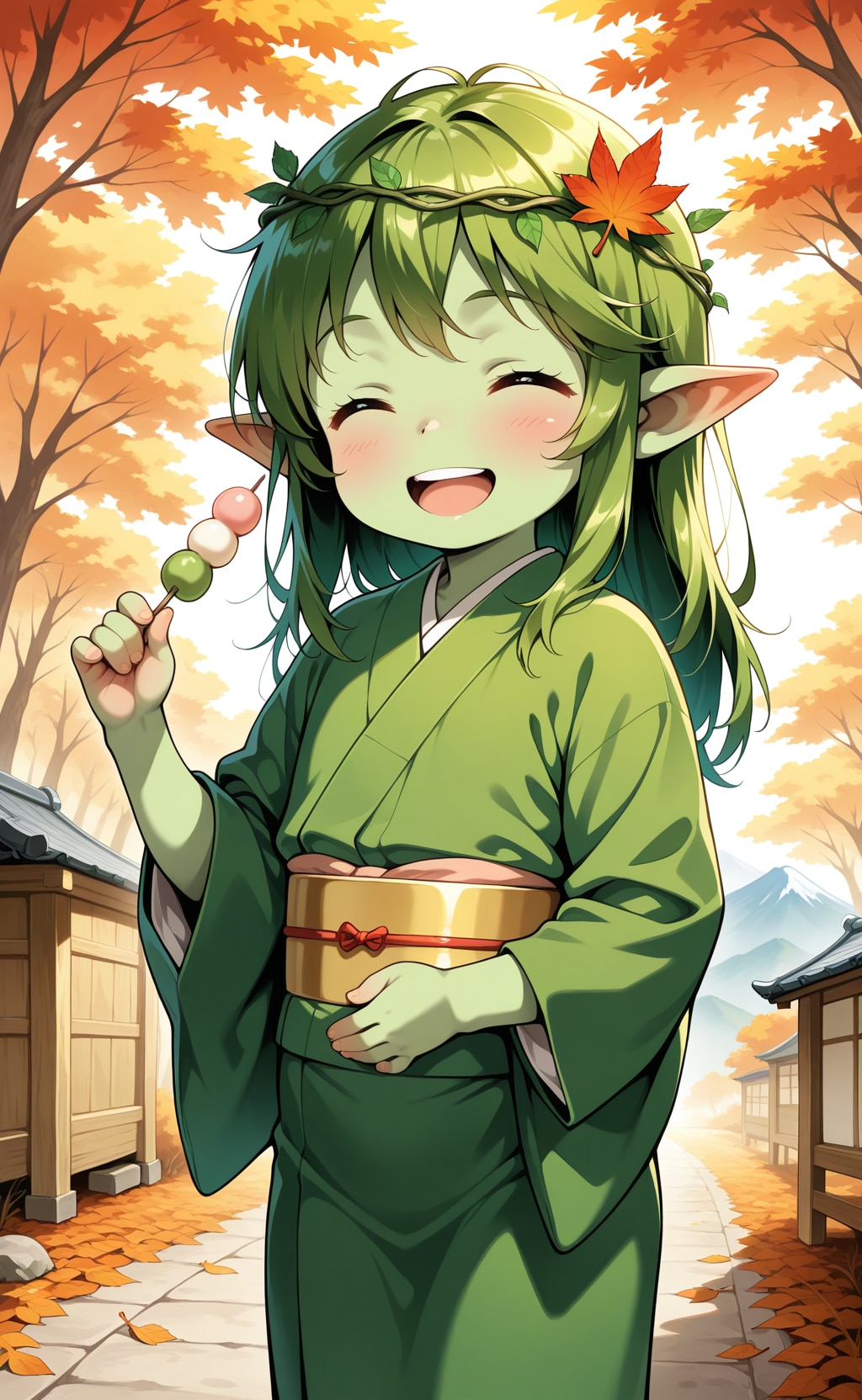 秋を楽しむロリアードちゃん
