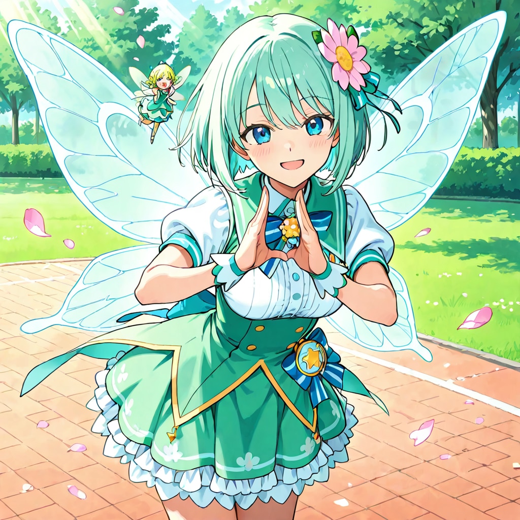 蒼風のスプリング・フェアリー | の人気AIイラスト・グラビア