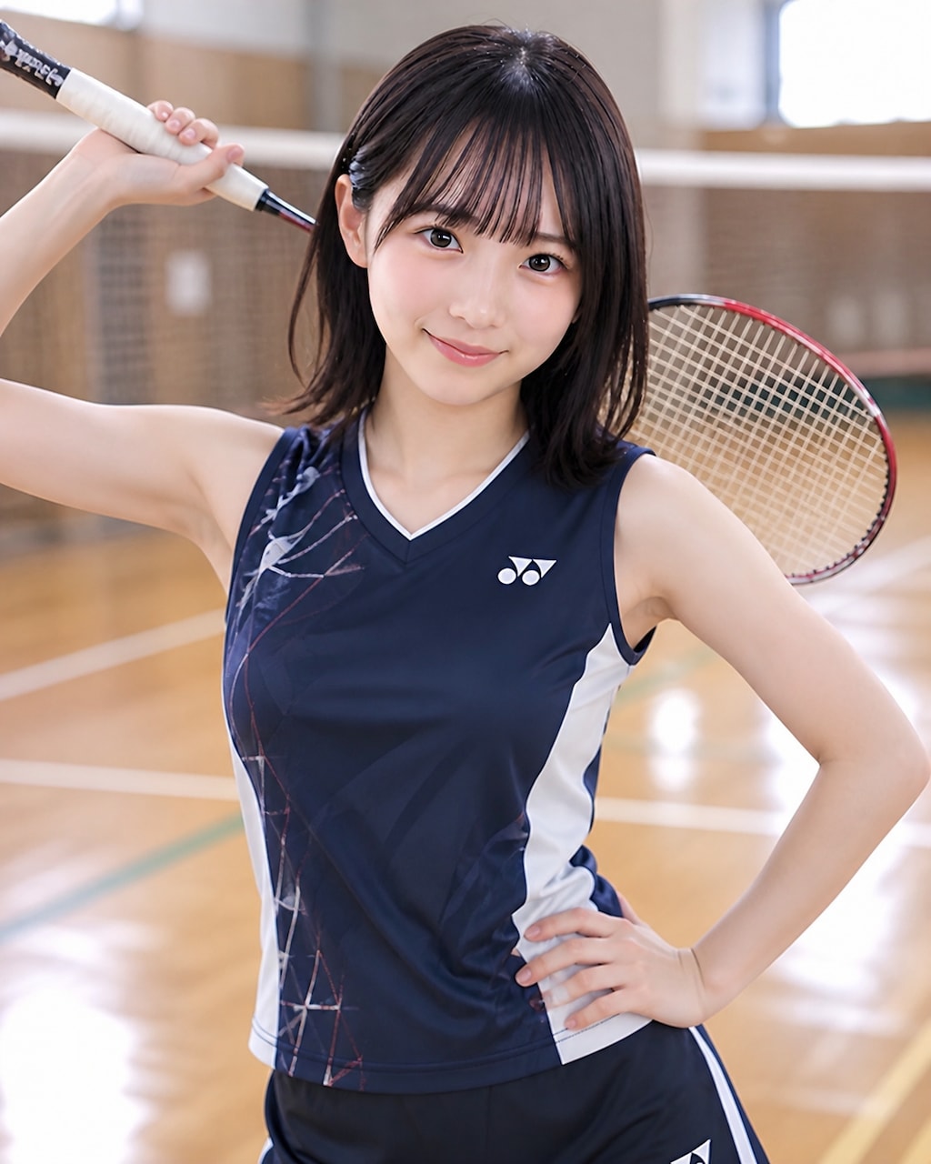 お昼の美人学生さん