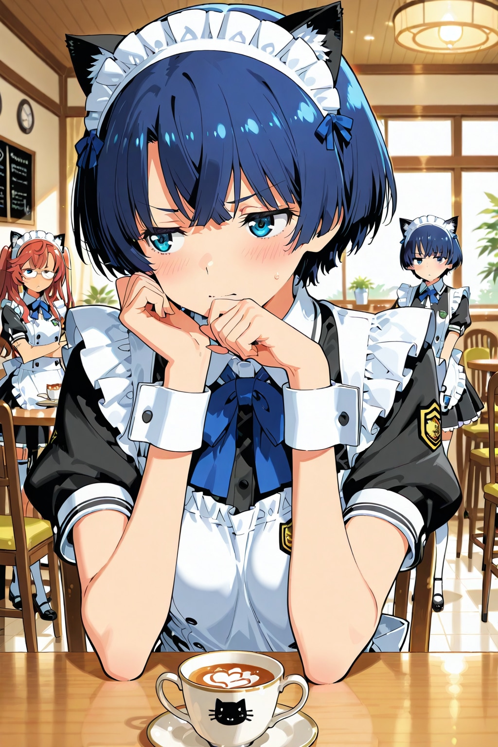 ☕猫耳メイド柑菜さん(*´ω｀*)