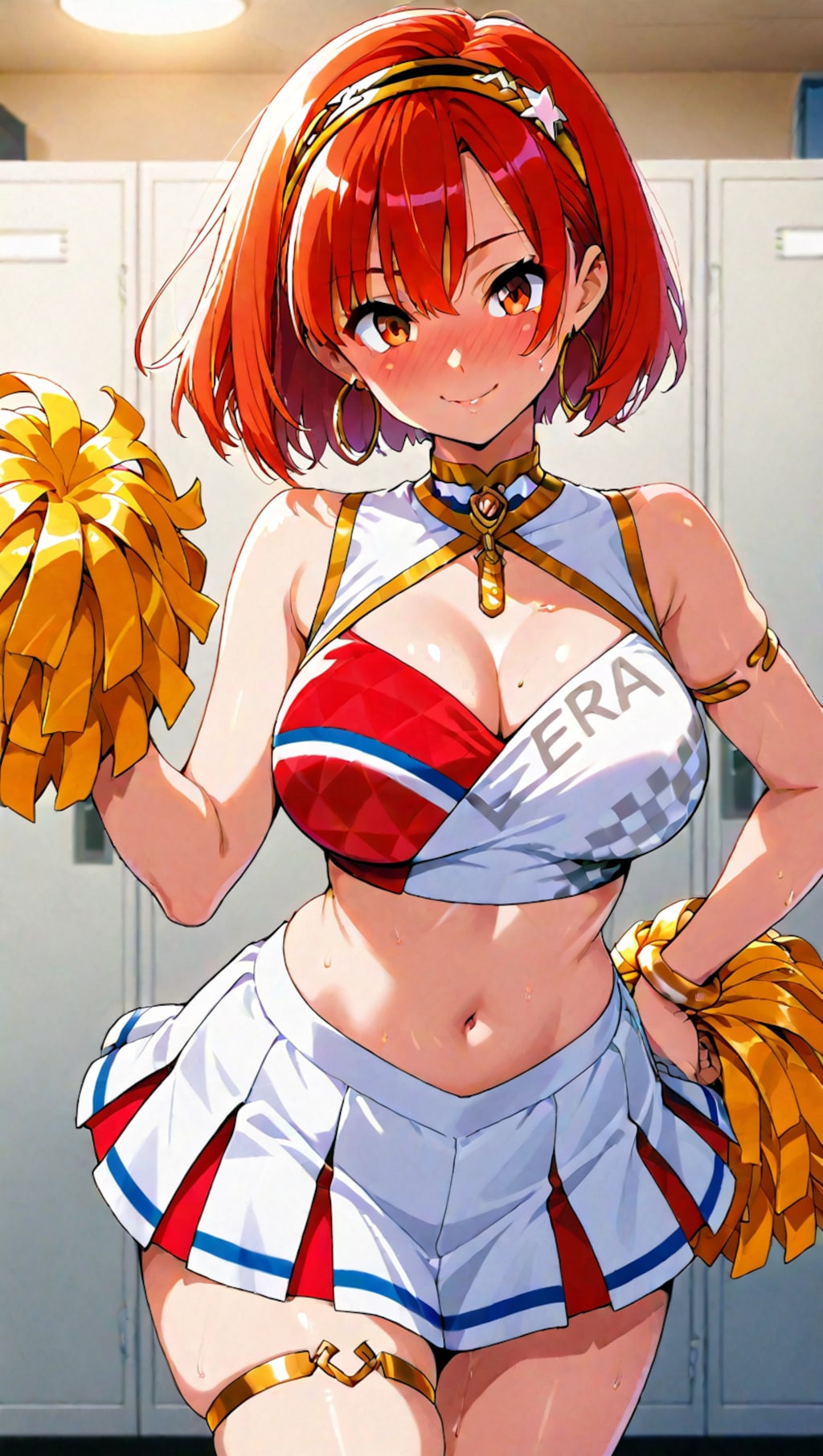 スタイリッシュなチアガール