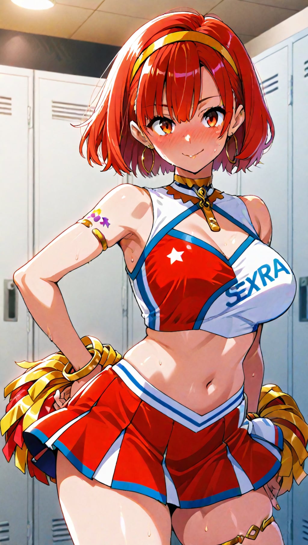 スタイリッシュなチアガール