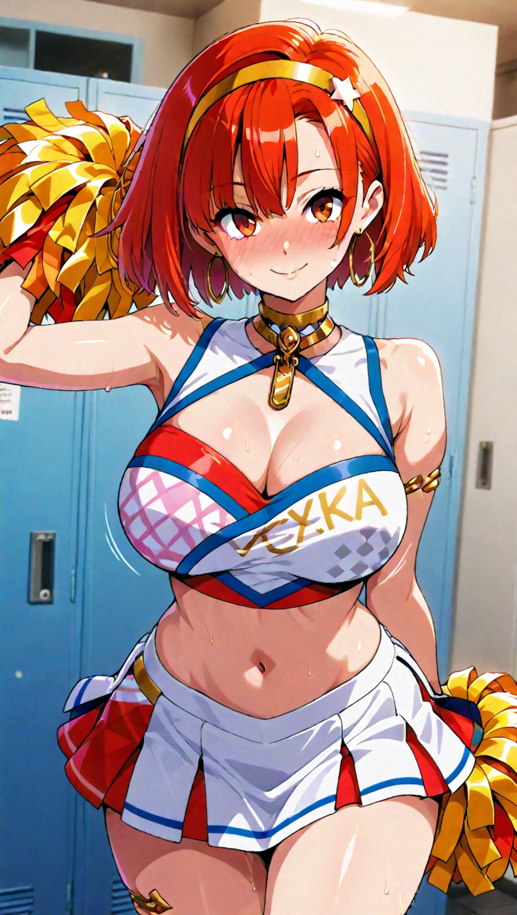 スタイリッシュなチアガール