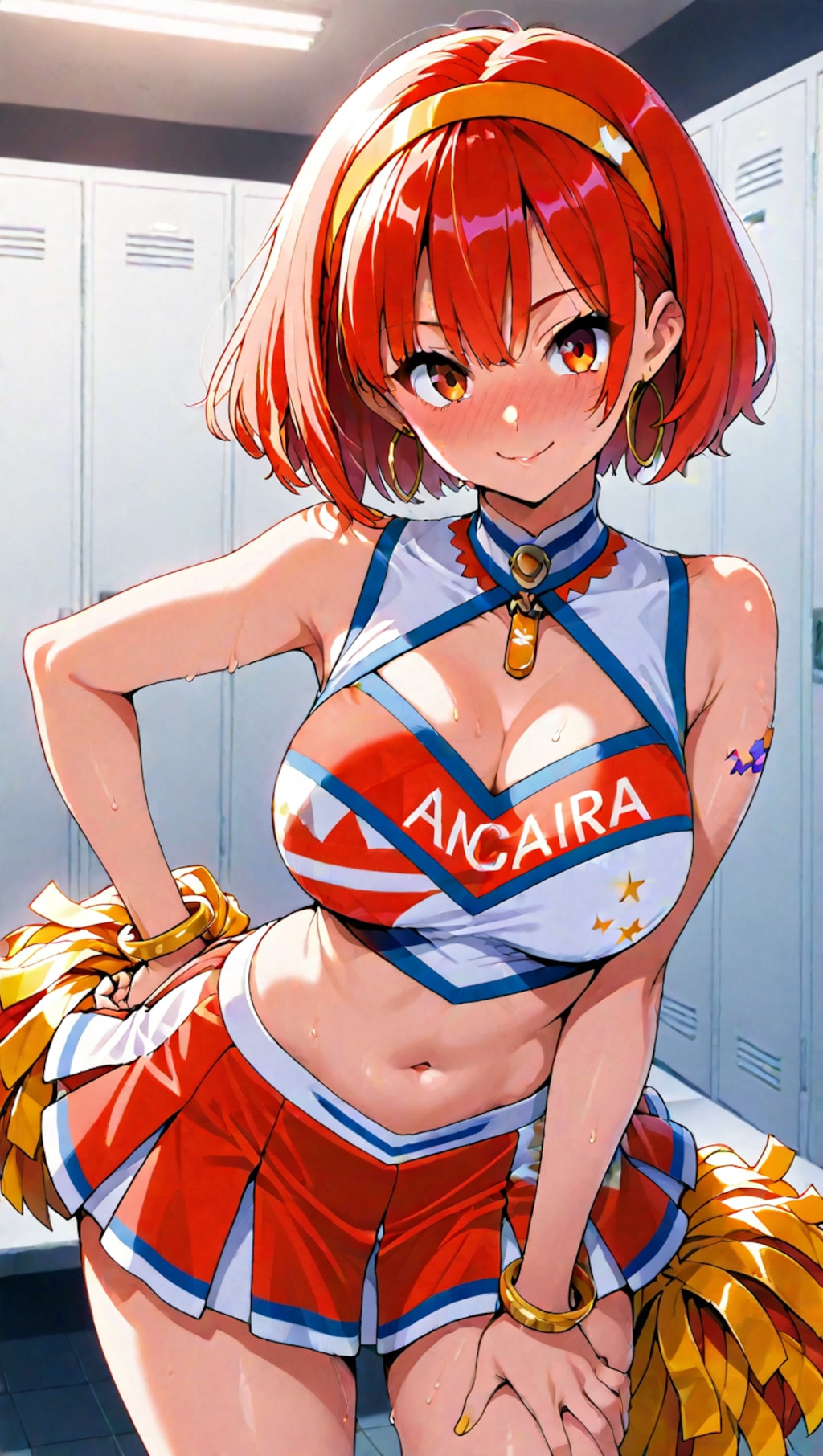 スタイリッシュなチアガール