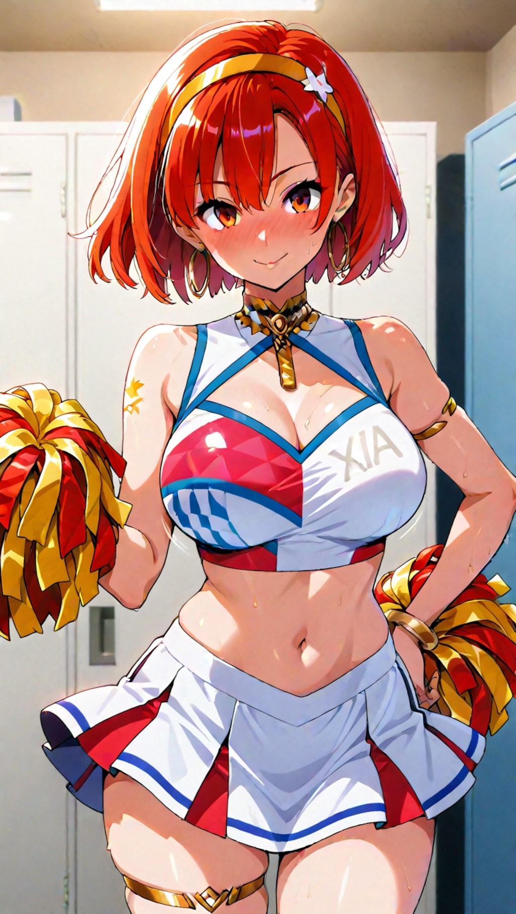 スタイリッシュなチアガール