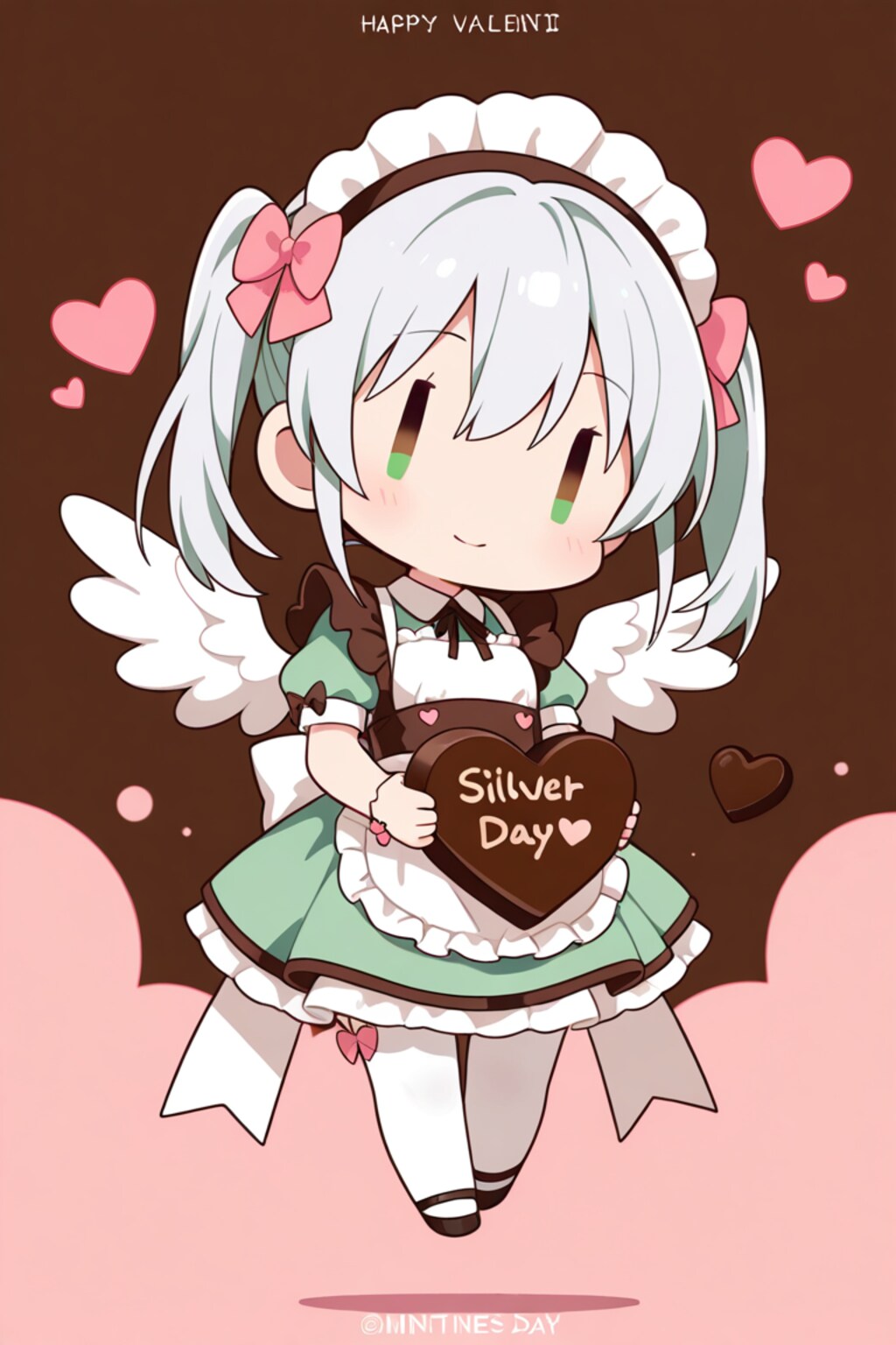 チョコミントチビメイドさん