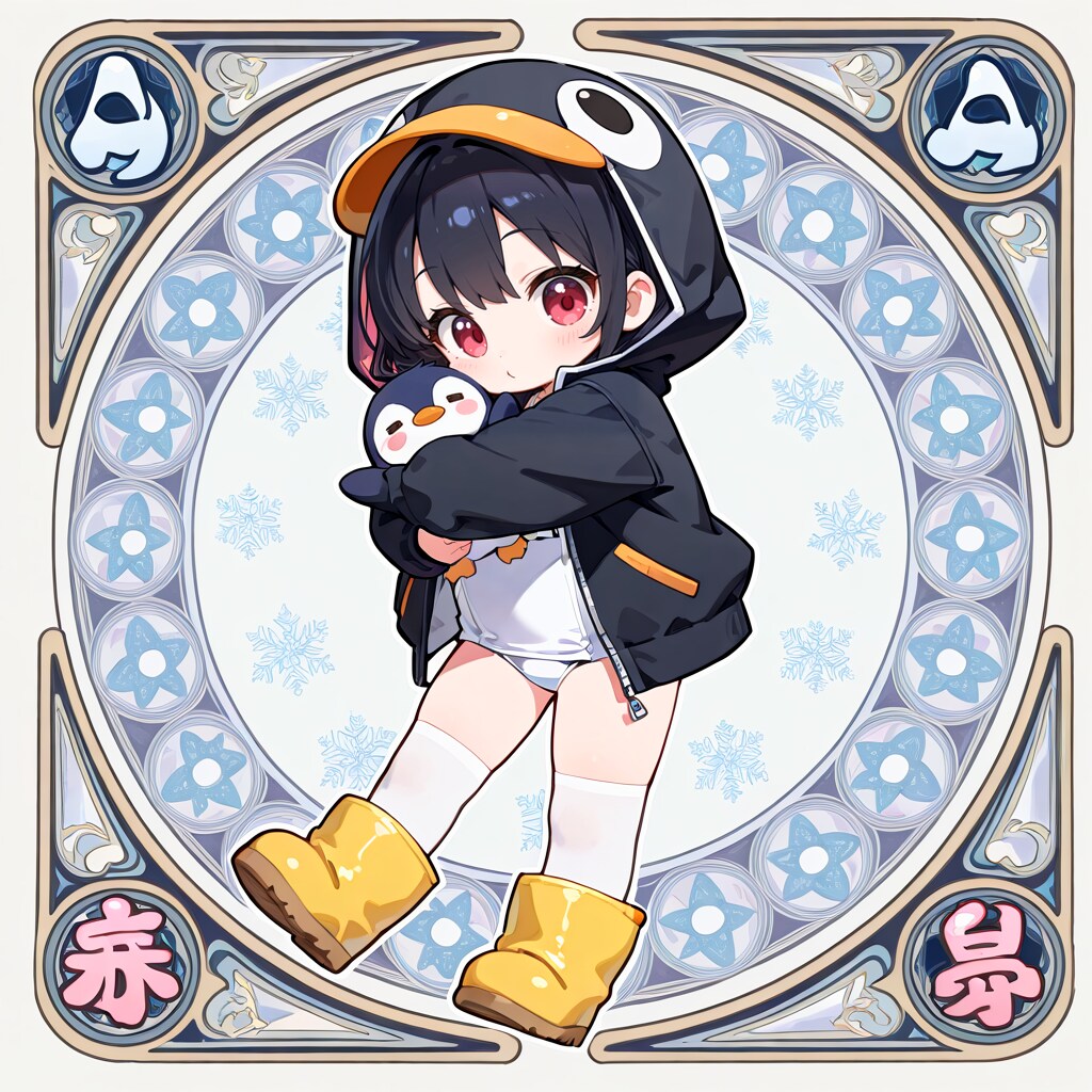 南極のペンギンちゃんアイスキャンデー付属シール