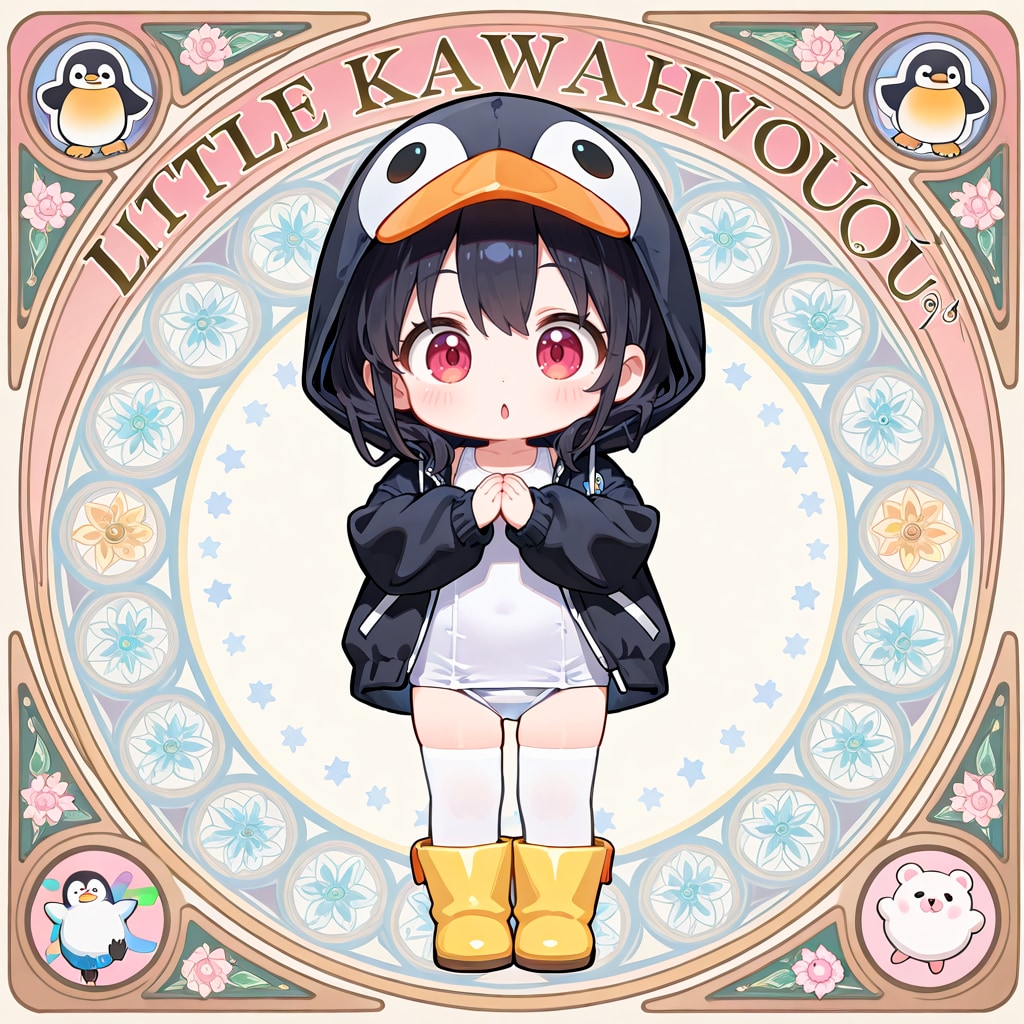 南極のペンギンちゃんアイスキャンデー付属シール