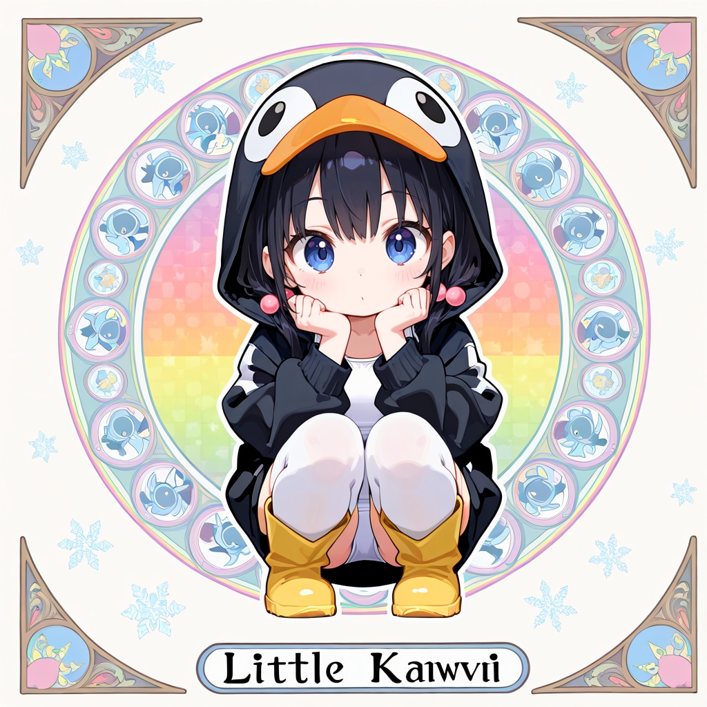 南極のペンギンちゃんアイスキャンデー付属シール