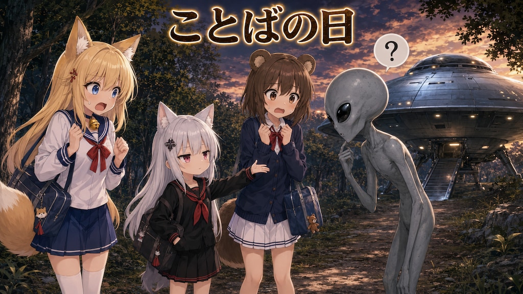 今日は「ことばの日」