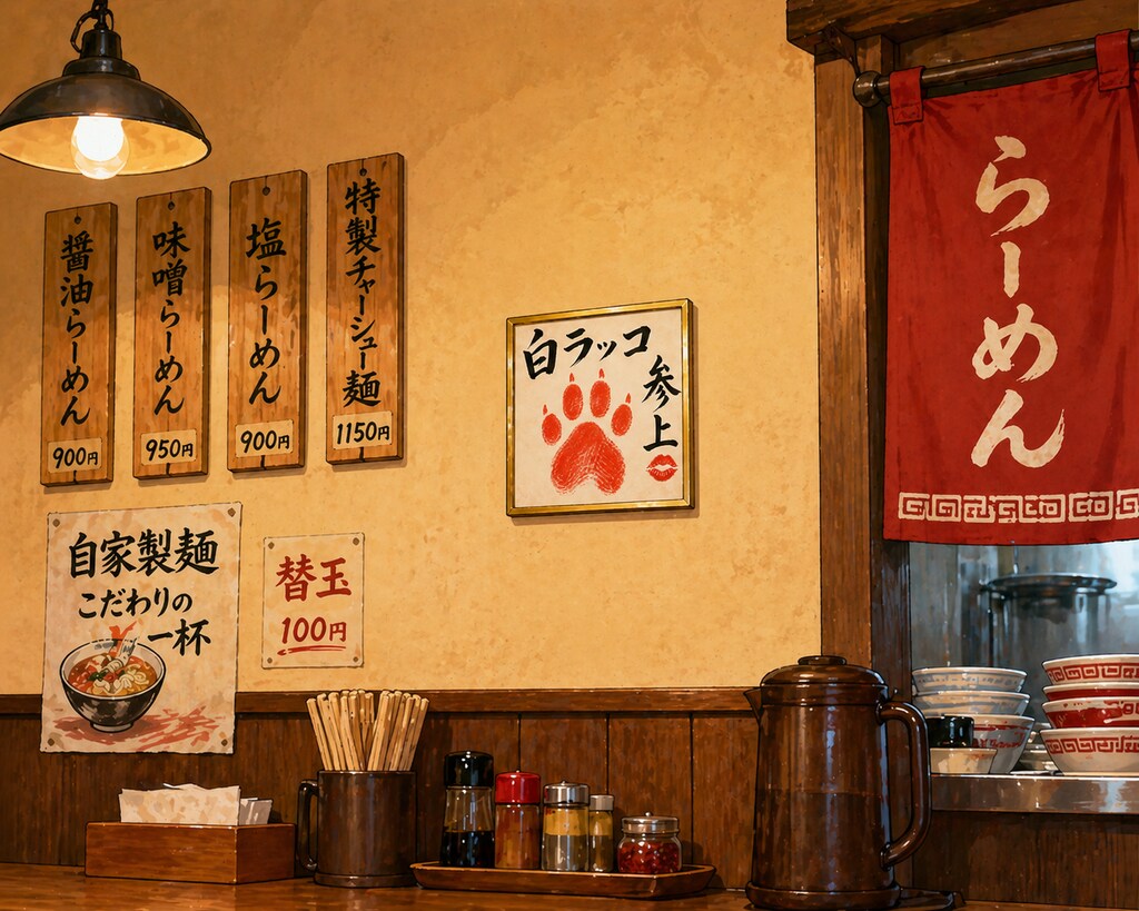 有名人の来るラーメン屋