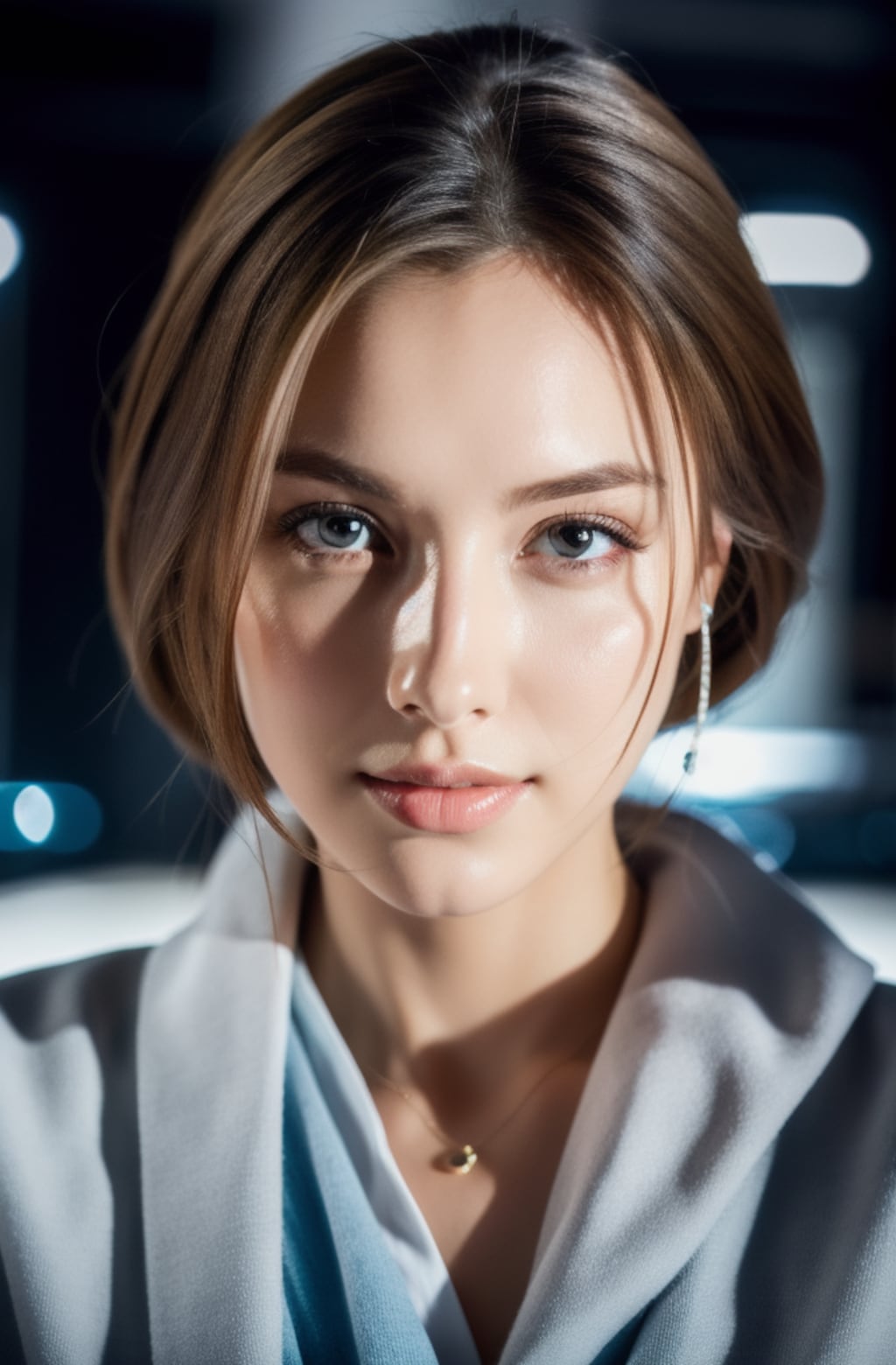 A quiet presence, shining amidst the lights