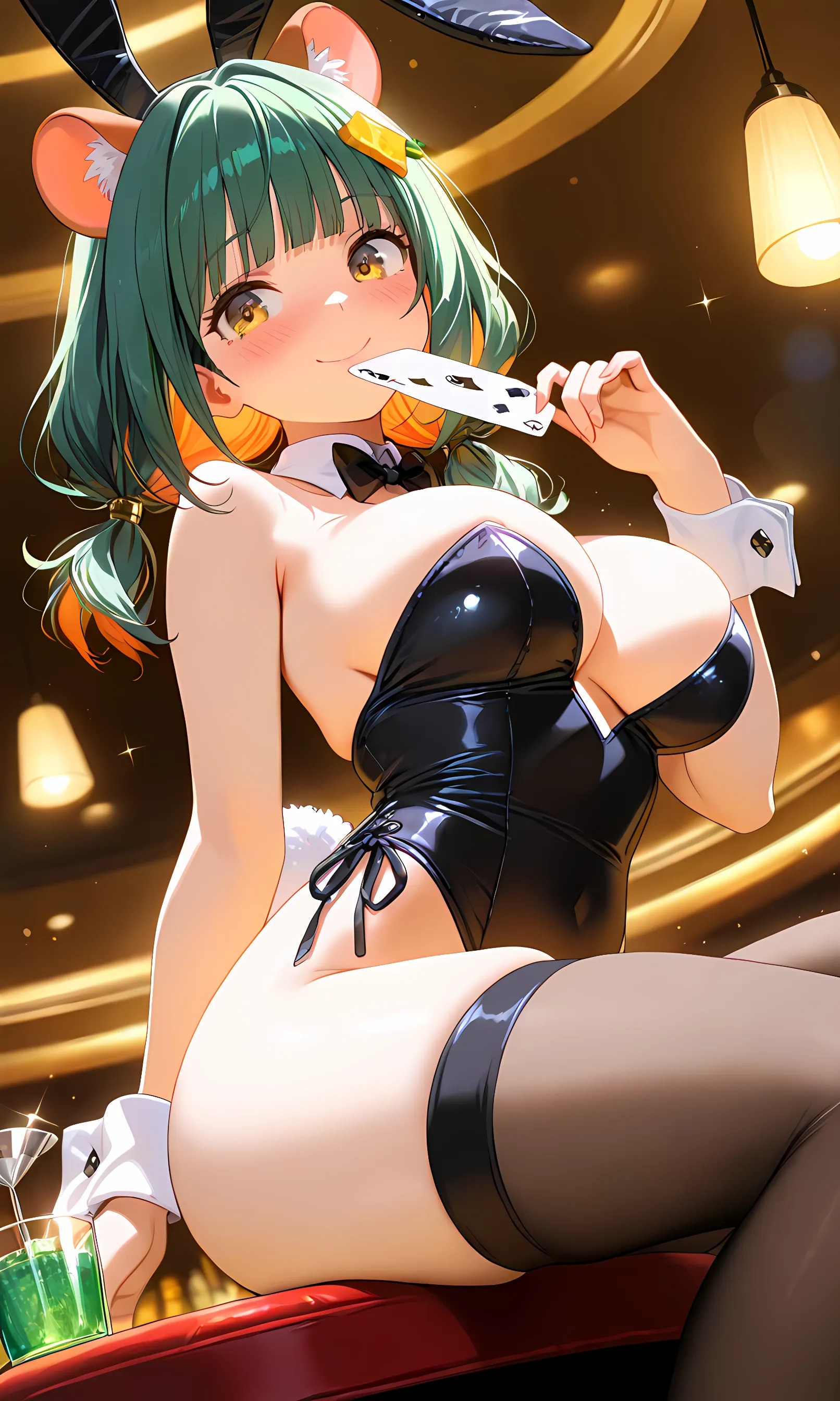 バニーヒスイですっ♥♠♦♣