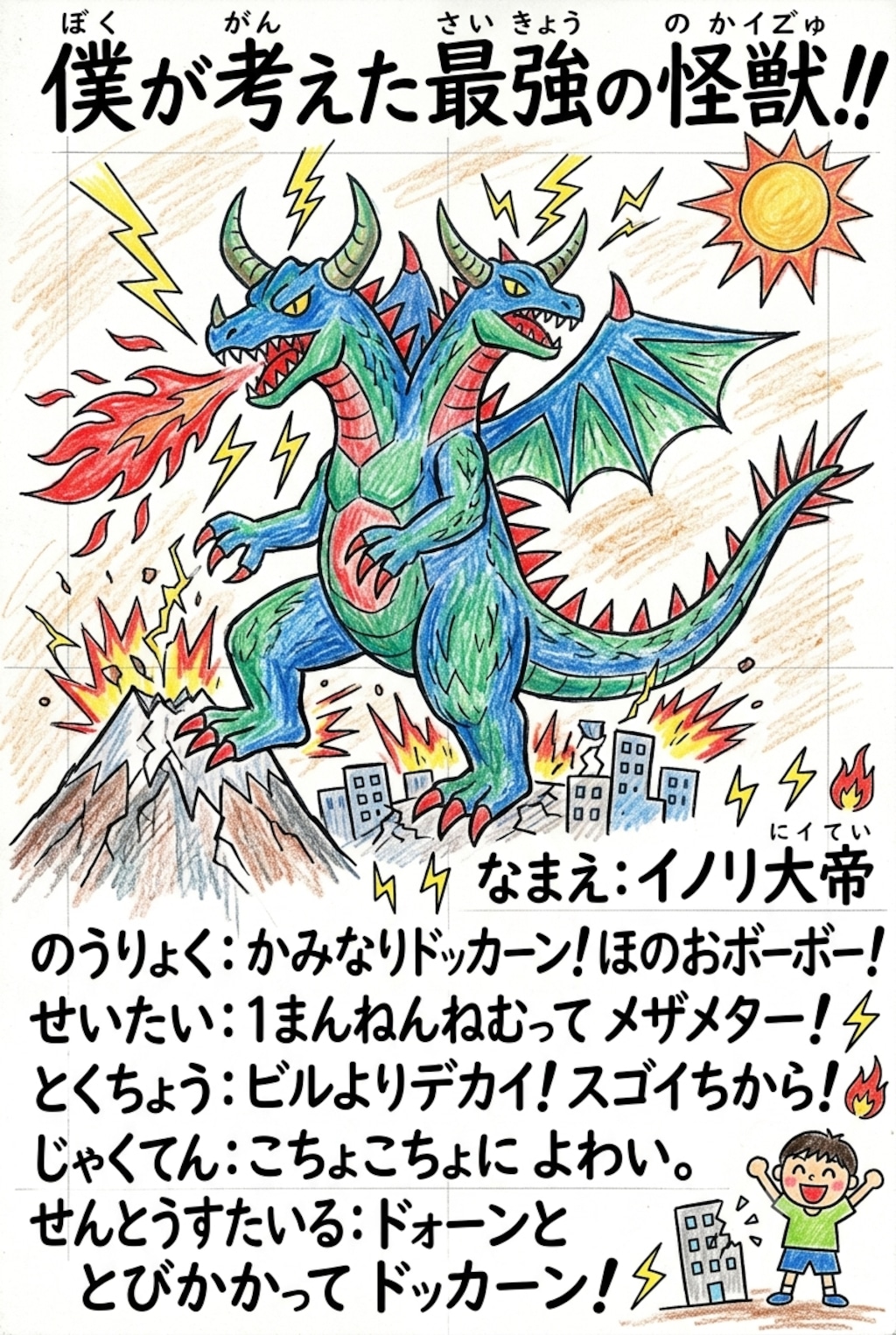ギガレインボス vs イノリ大帝