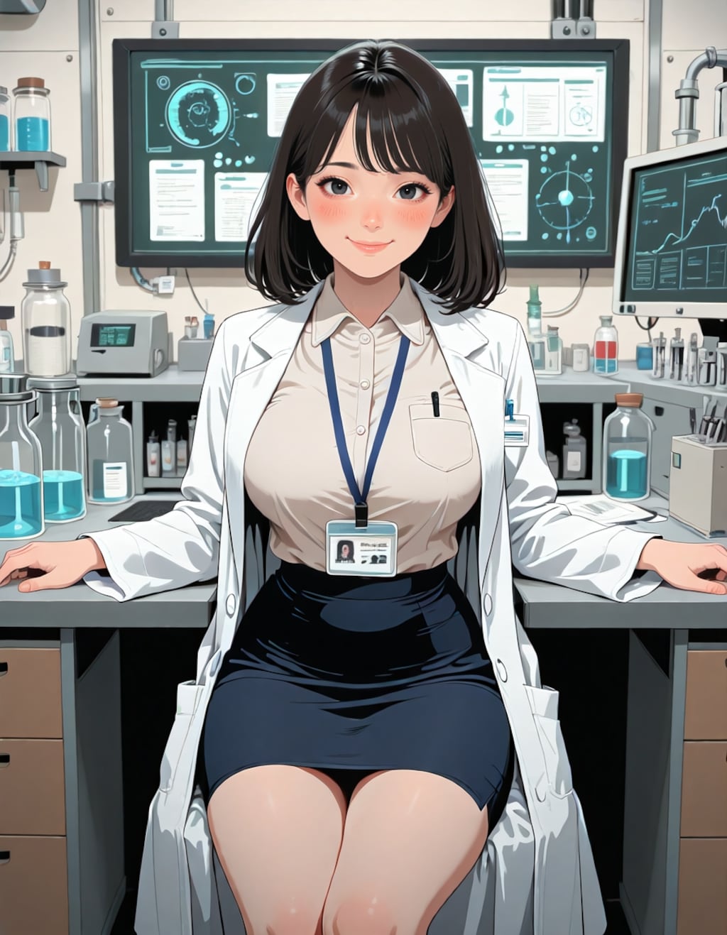 研究所の新人研究員