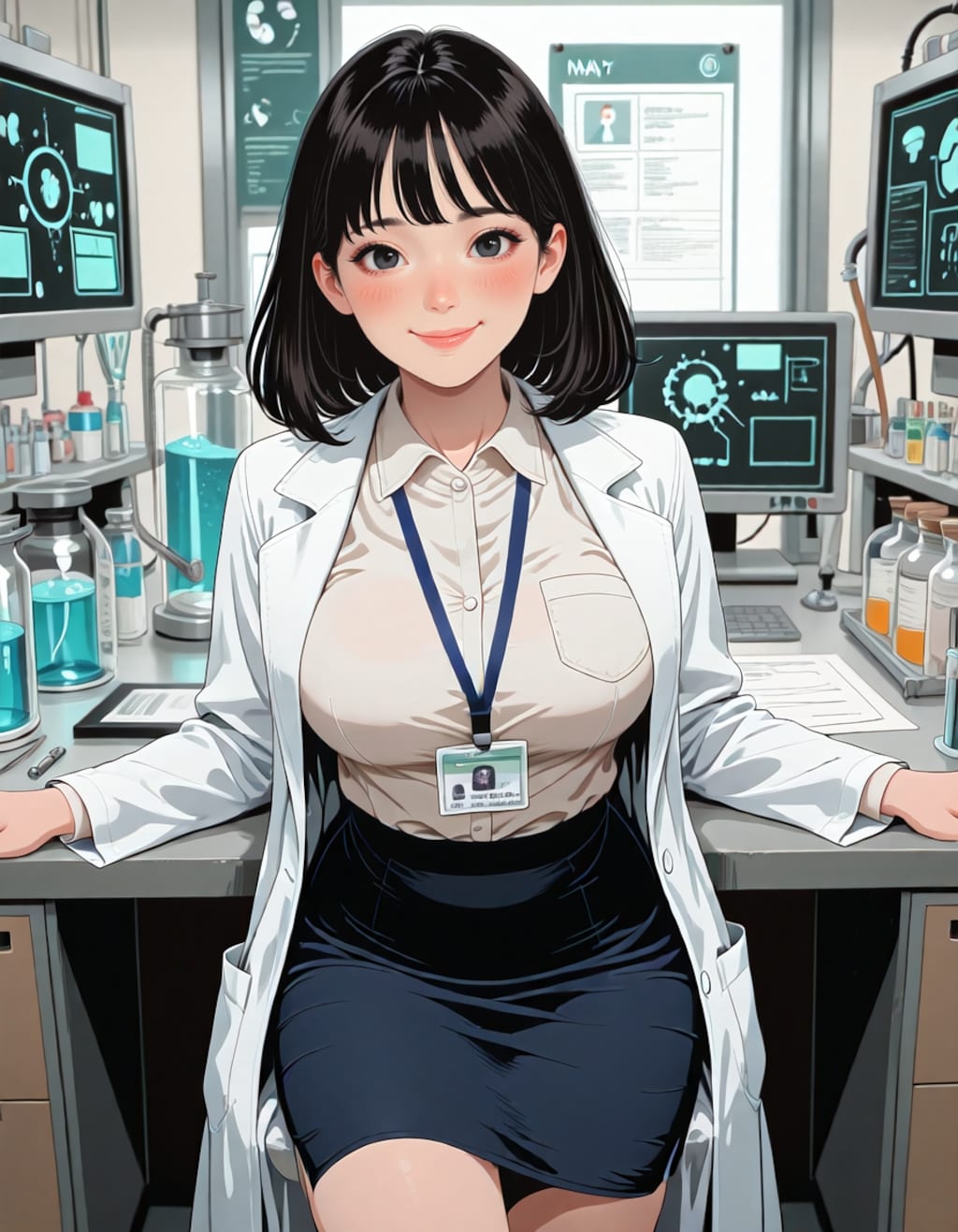 研究所の新人研究員