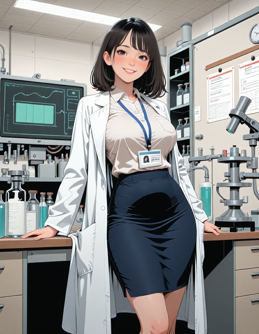 研究所の新人研究員