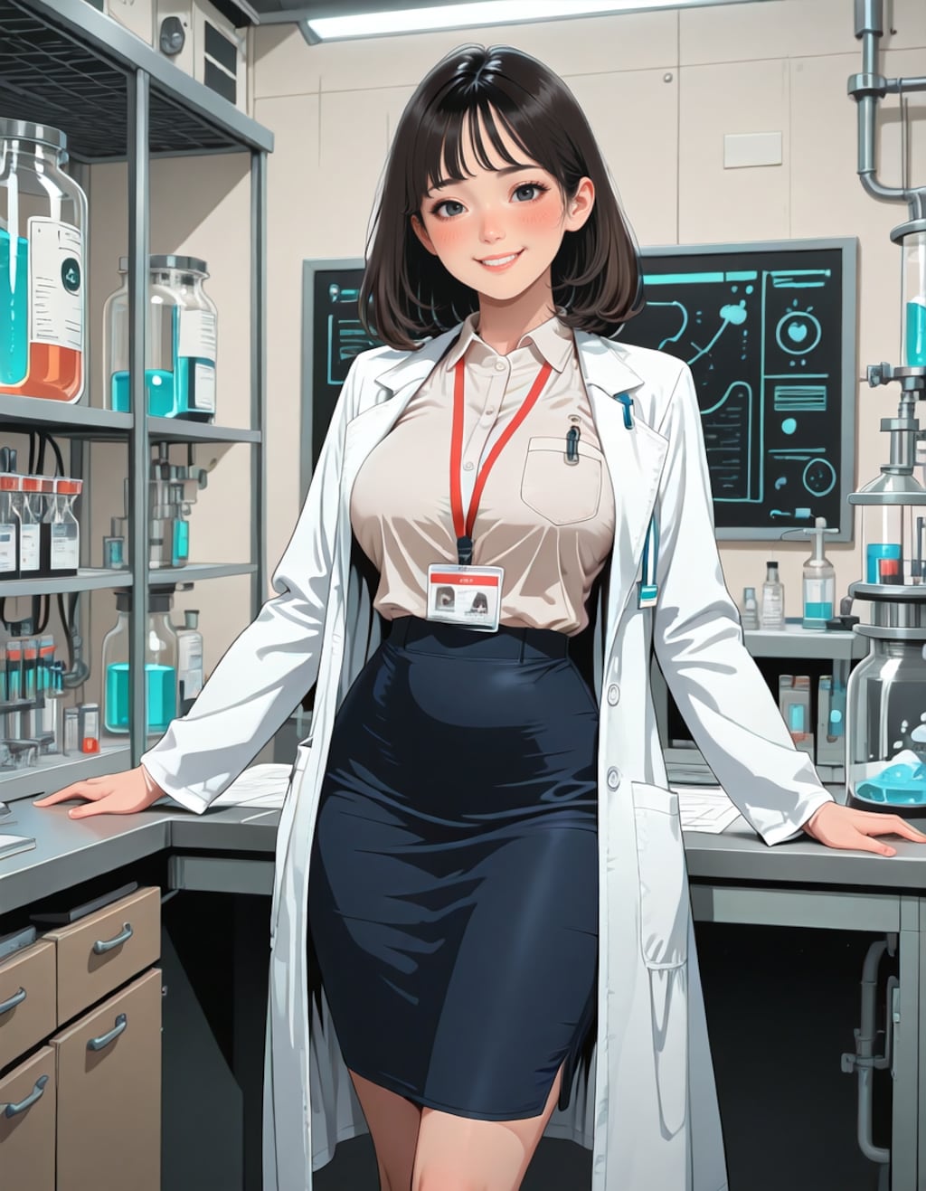 研究所の新人研究員