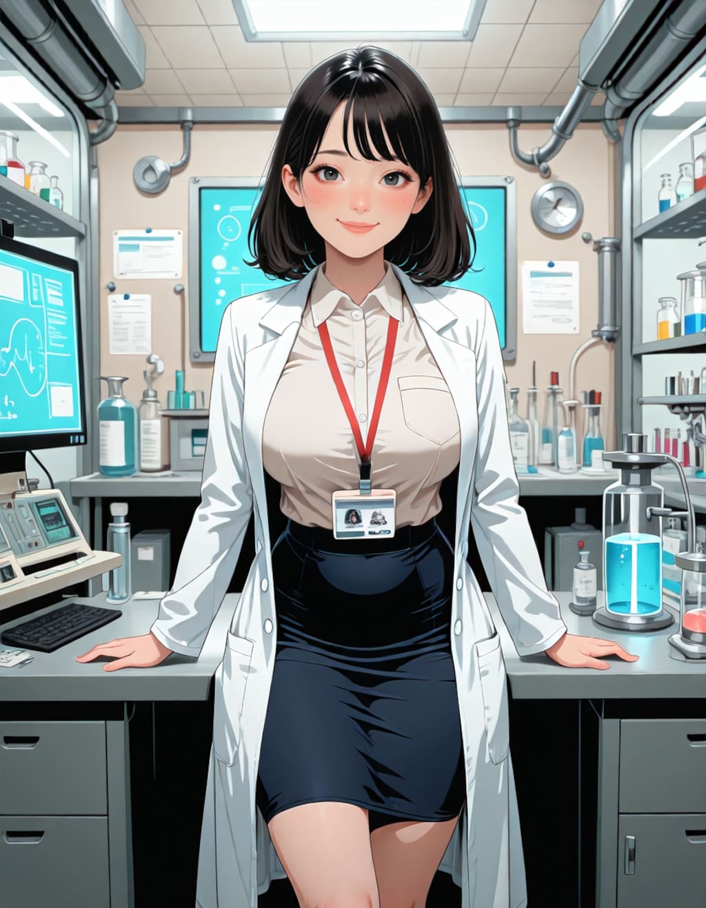 研究所の新人研究員