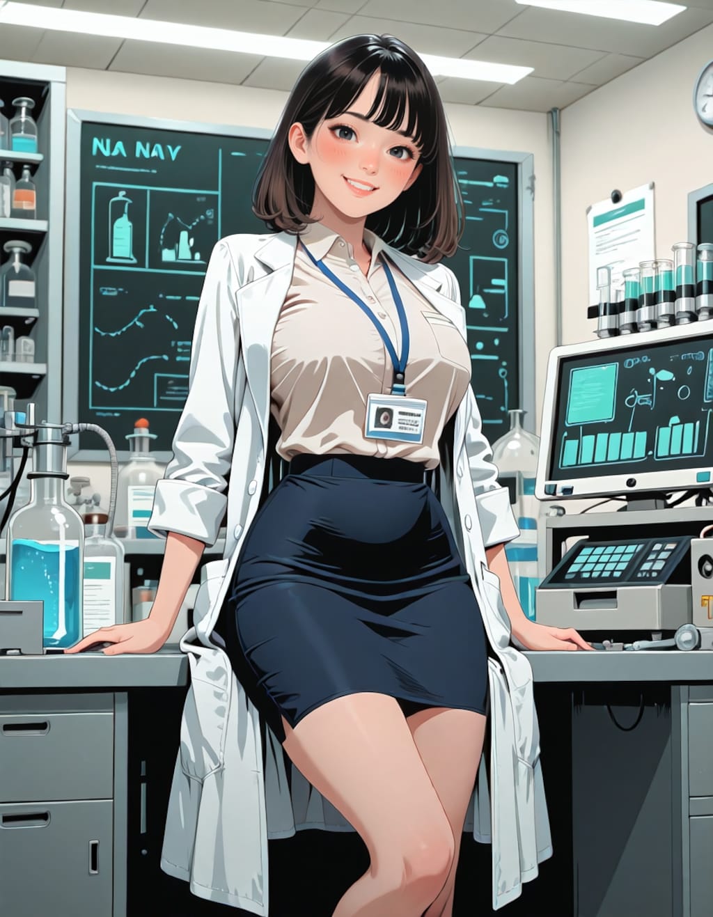 研究所の新人研究員