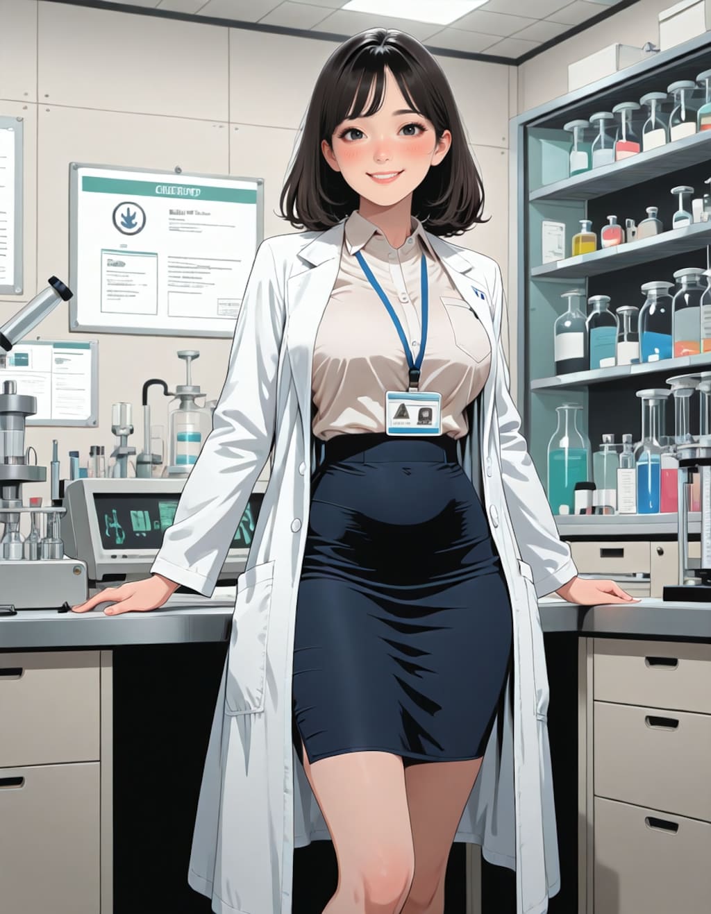 研究所の新人研究員