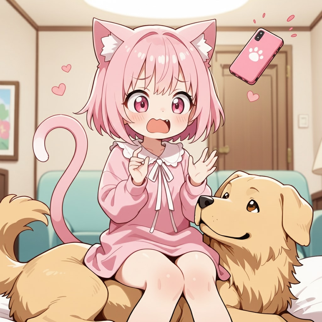 あれっ！？ねこちゃん、何に座ってるの？？？