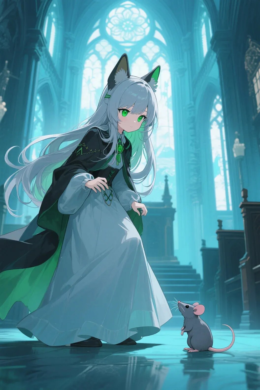 ステラちゃんとネズミ | の人気AIイラスト・グラビア