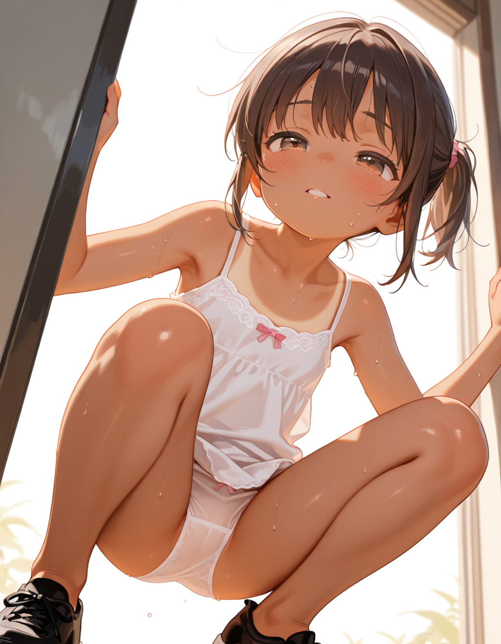 日焼け茶髪ちゃん