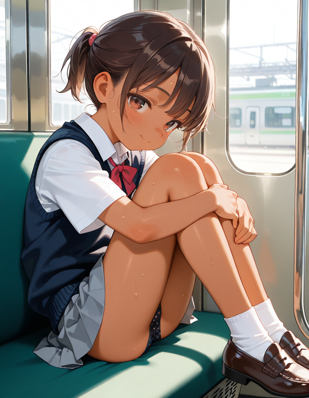 日焼け茶髪ちゃん