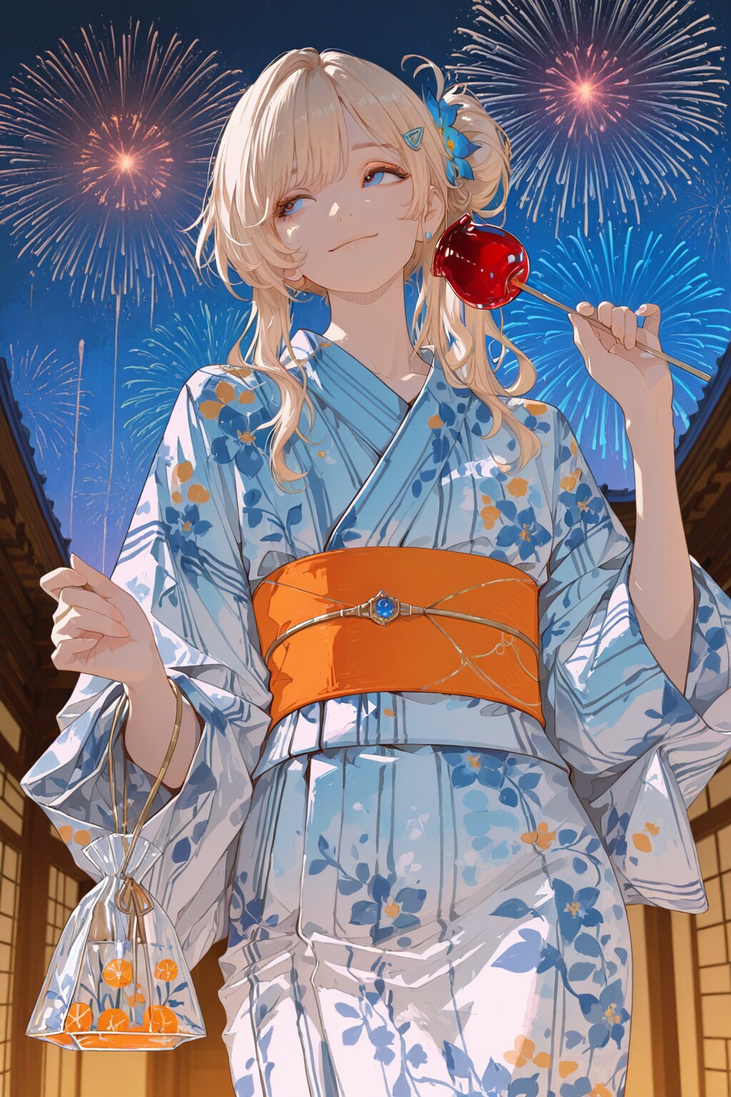 (浴衣)ちちぷいちゃん と ししょちゃん