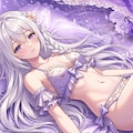 銀髪少女と水着　その20-3 2枚目