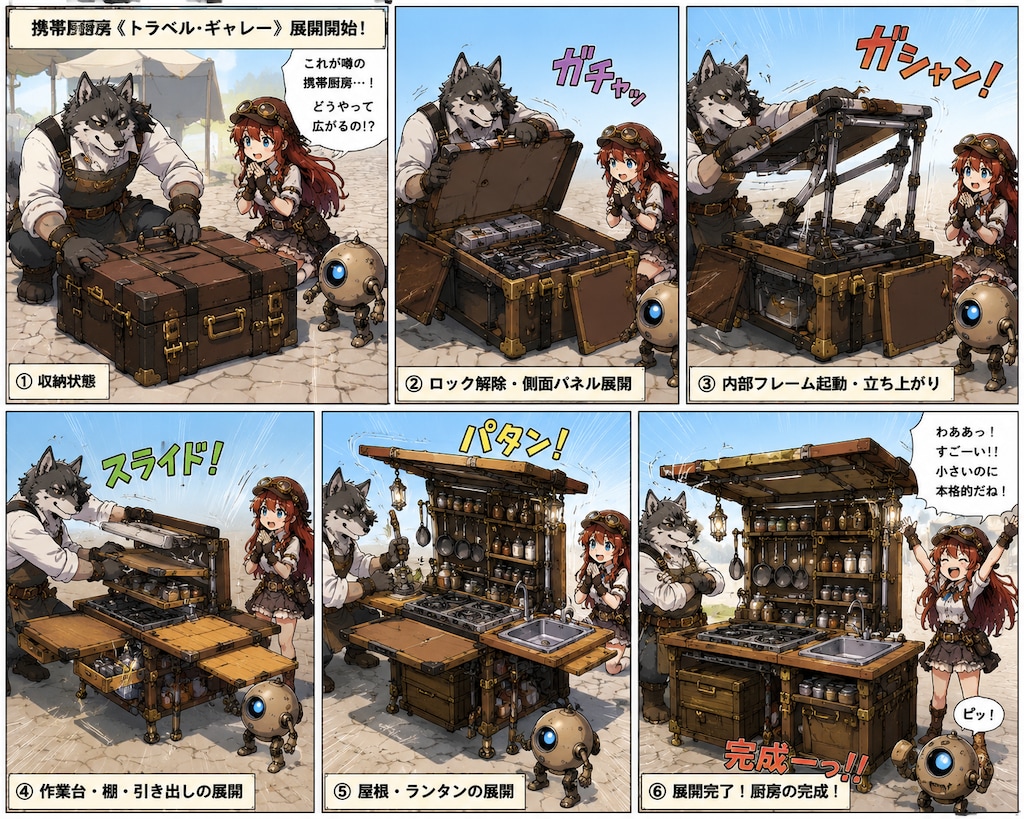 携帯厨房トラベルギャレー