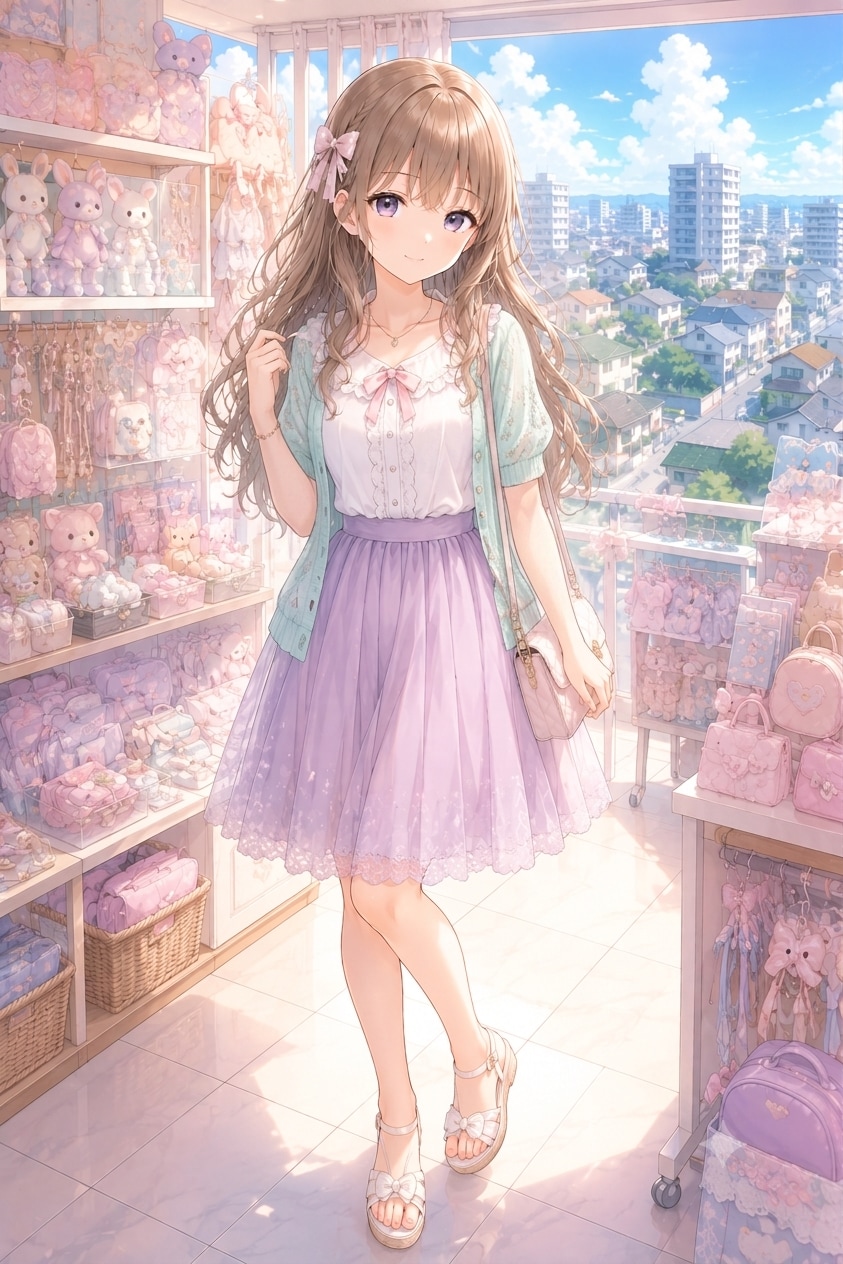 ウェーブちゃんの夏ファッション