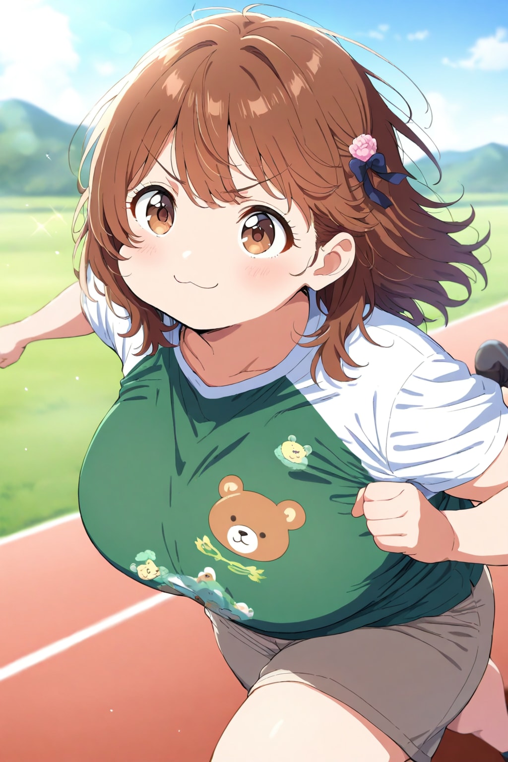 走るくまちゃん