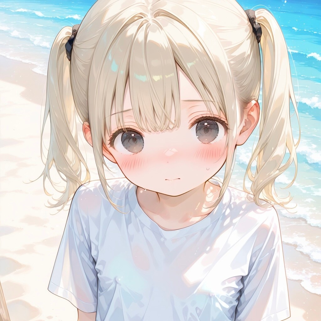 海と少女(2)