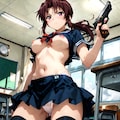 拳銃少女（ブラ無し） 11枚目