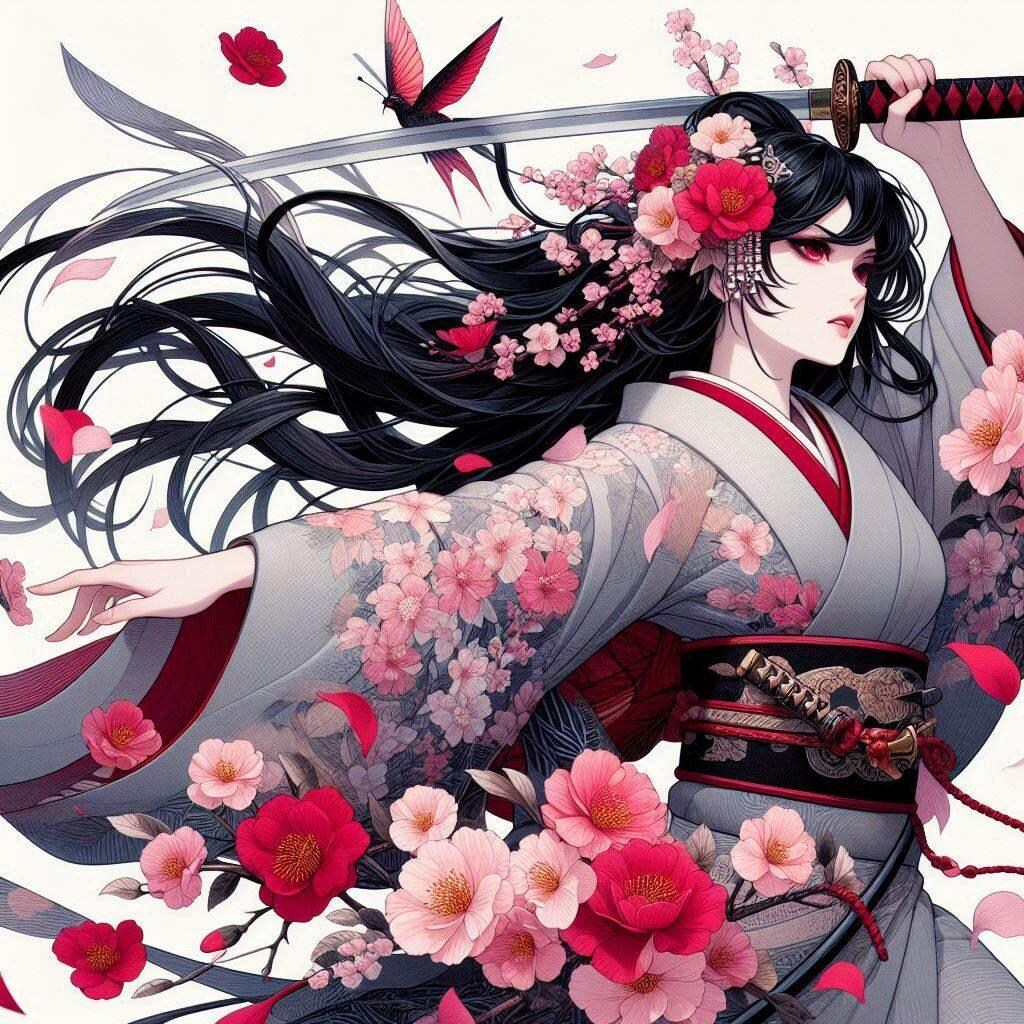 黒髪の女侍さん３３１