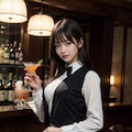 バーテンダーのお姉さん 4枚目