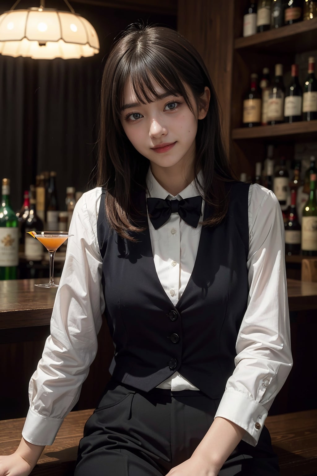 バーテンダーのお姉さん