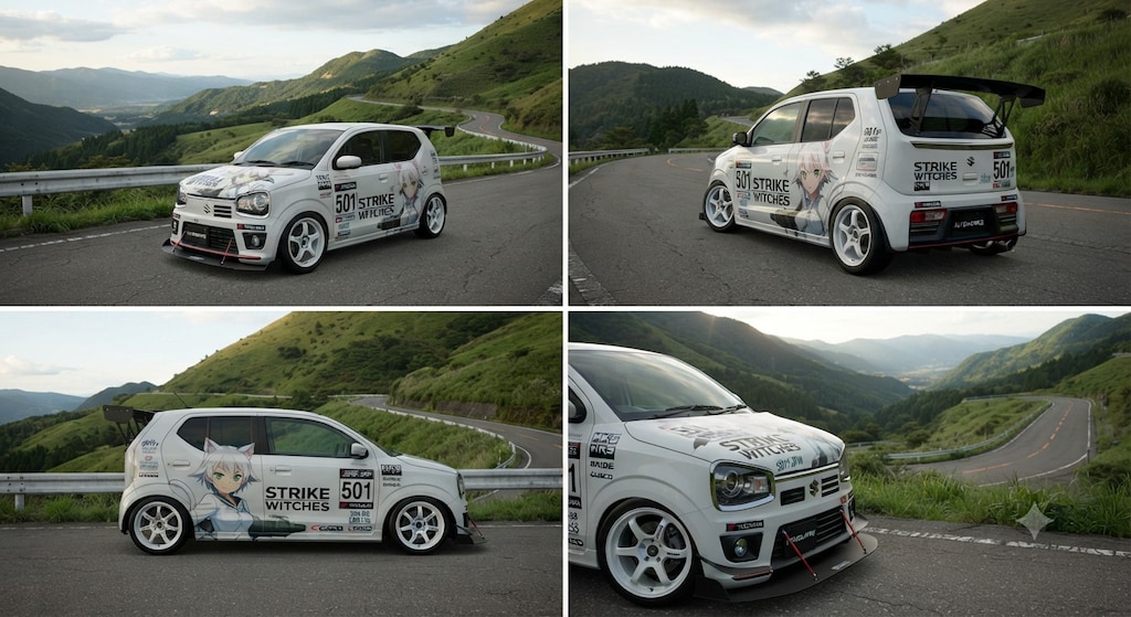 ストライクウィッチーズ痛車アルトワークス