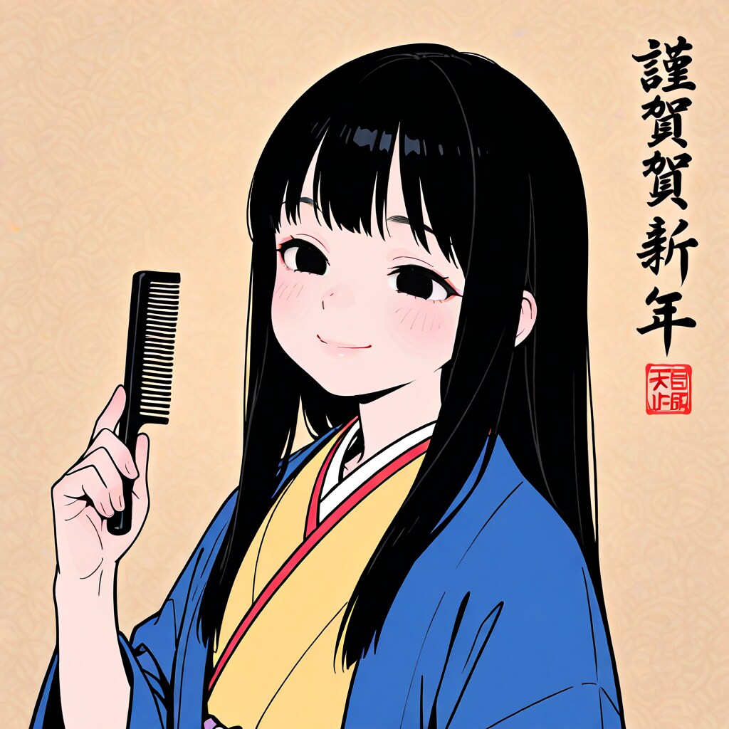 櫛と黒髪