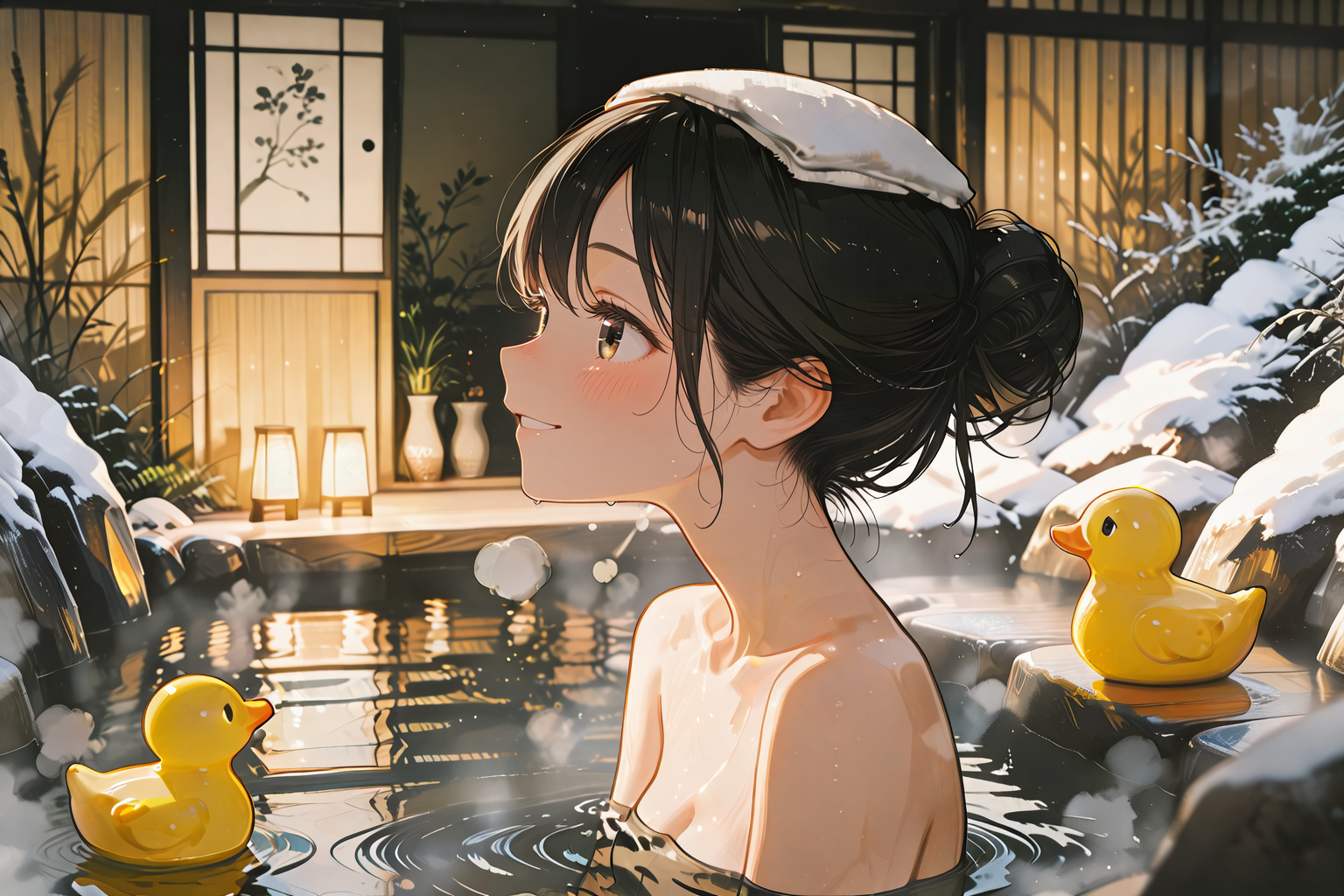 いい湯だな♪