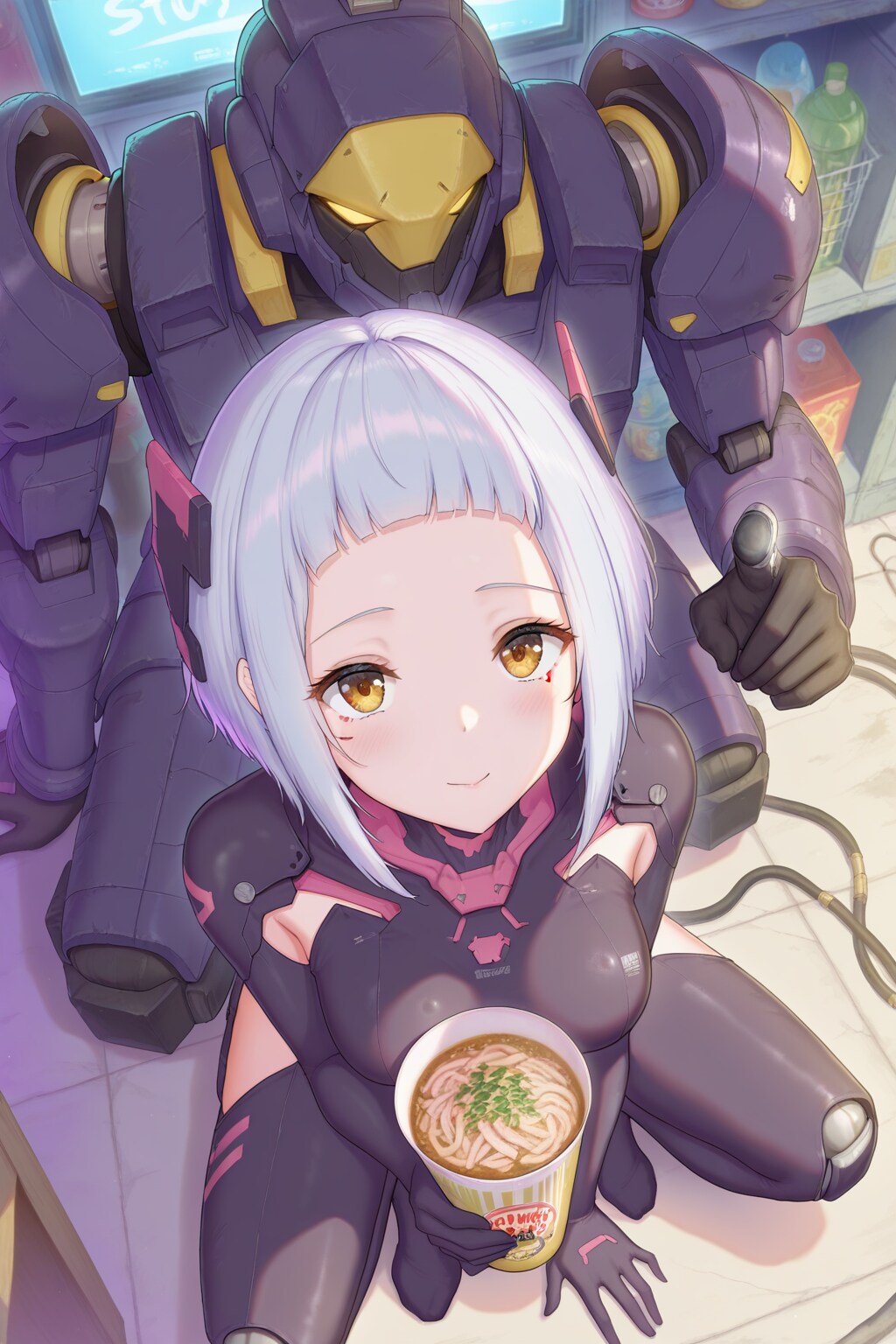 サイバーパンク・カップヌードル | の人気AIイラスト・グラビア