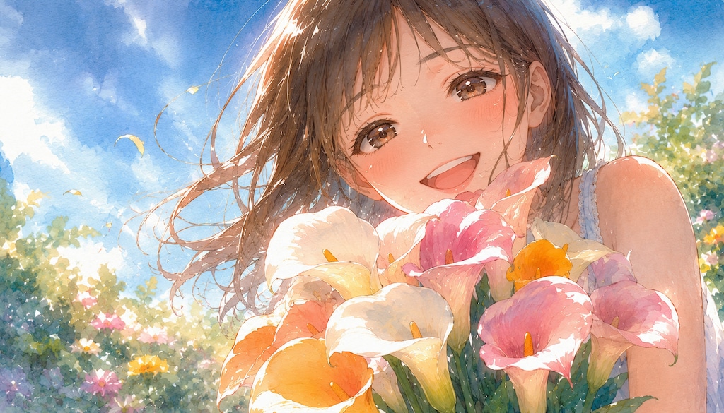 誕生花　0627 カラー