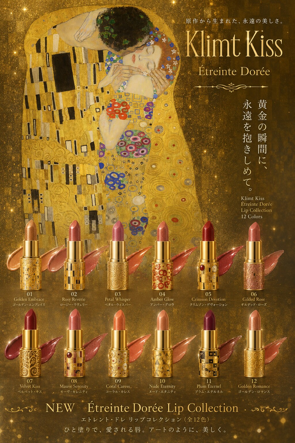 クリムト接吻リップ