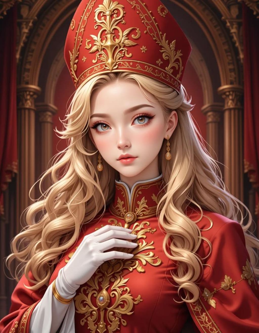 男装の麗人枢機卿