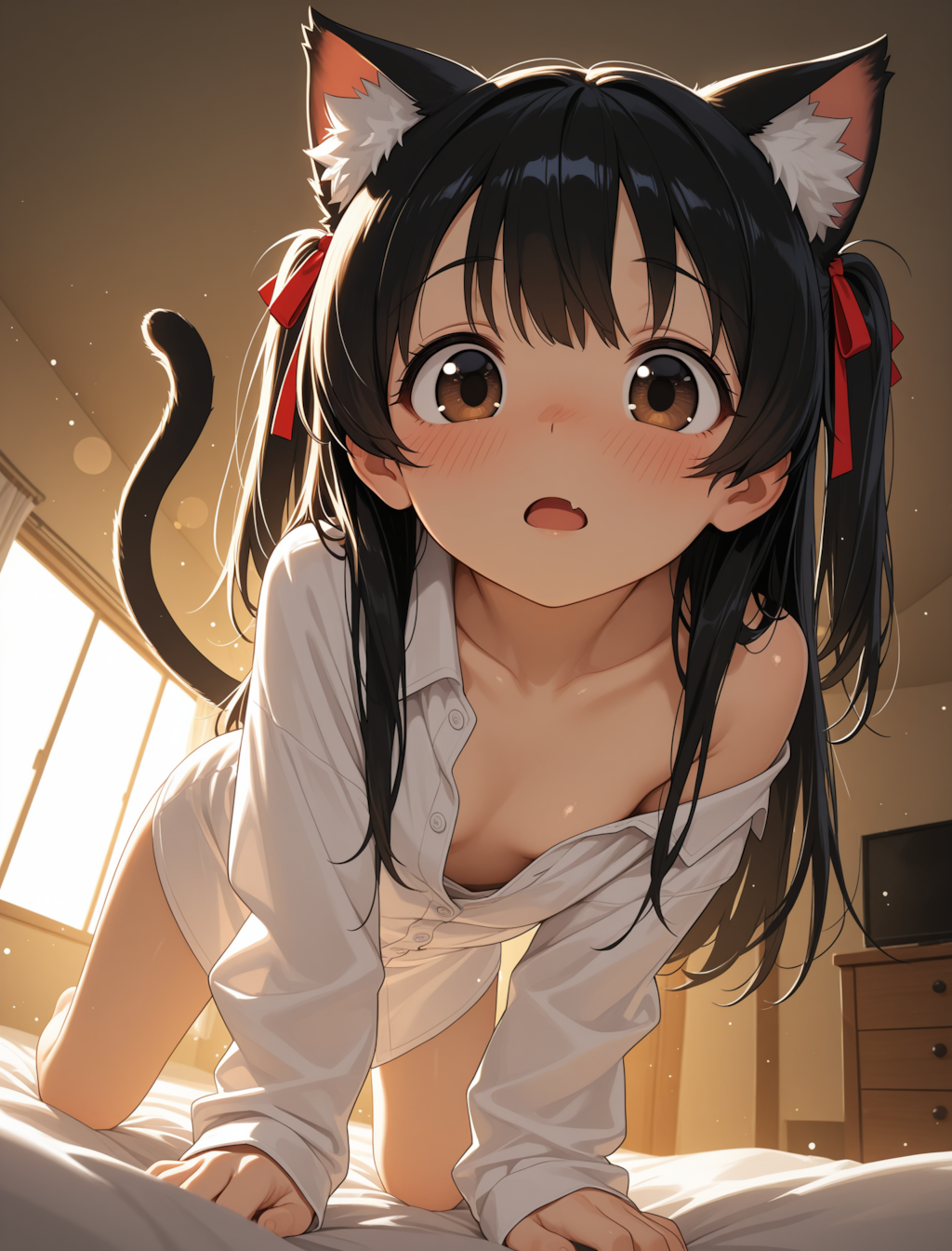 ネコミミシャツ